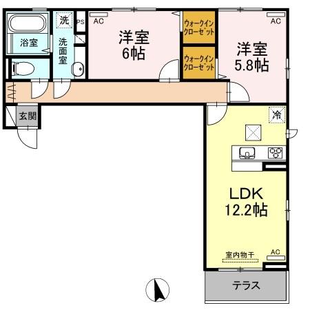 コモド 間取り図画像
