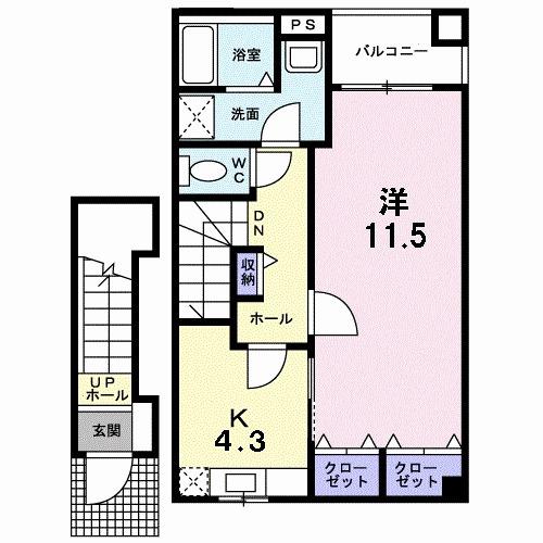 プレアベニューＣ（202） 間取り図画像