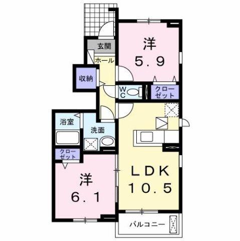 ベネヴォレンテＤ（101） 間取り図画像