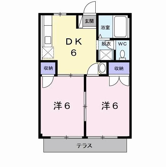 ラフォーレ（102） 間取り図画像