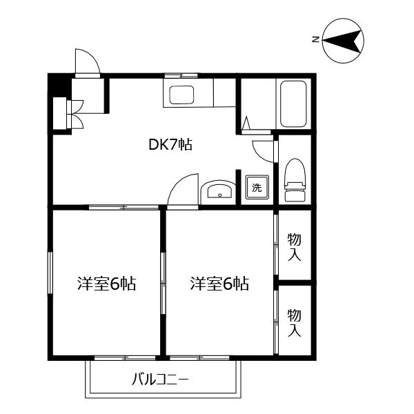 キャメルハイツ 間取り図画像