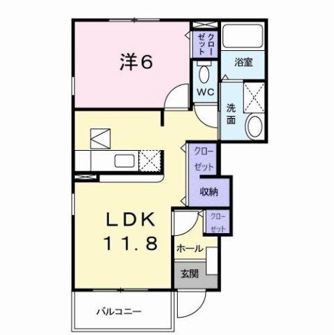 グレースガーデン　Ｂ 間取り図画像