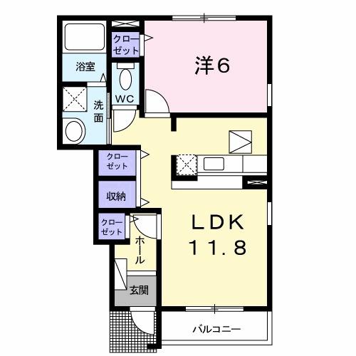 グレースガーデン　Ｂ 間取り図画像