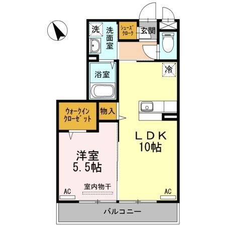 浜の前マンション１３号棟 間取り図画像