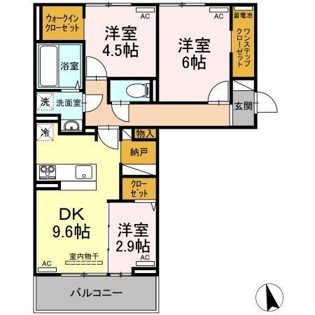 サンセール問屋町 間取り図画像