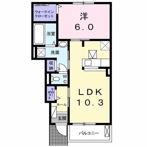 クレシェンド　ラブ　Ⅲ 間取り図画像