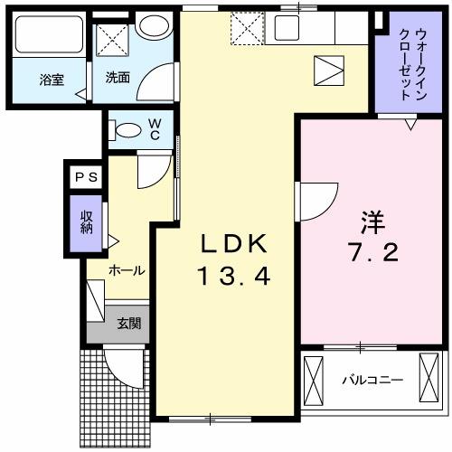 ルミエール出来町（103） 間取り図画像