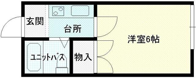 コーポ渡辺（8） 間取り図画像