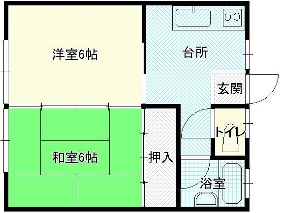 グリーンハイツ（5） 間取り図画像