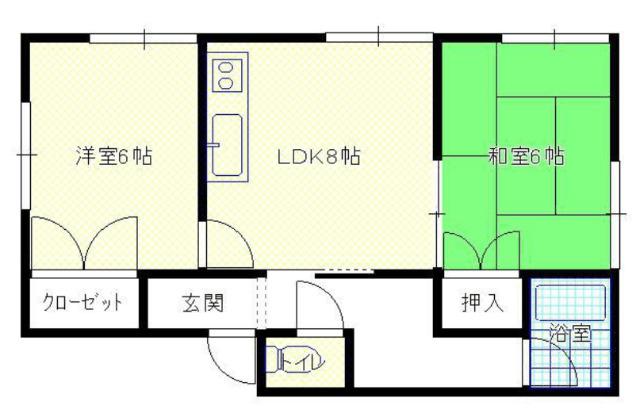 グランドハイツ代官山（D） 間取り図画像