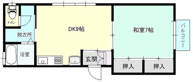 リバーサイド苫生Ⅱ（D-3） 間取り図画像