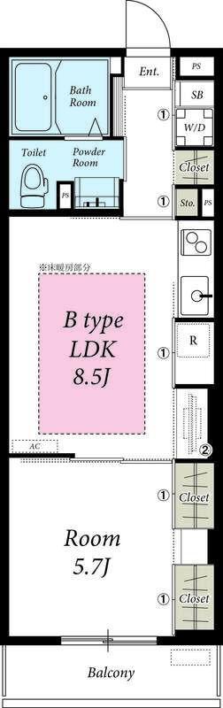  間取り図写真