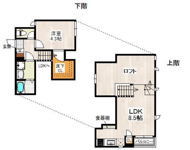 間取り図写真