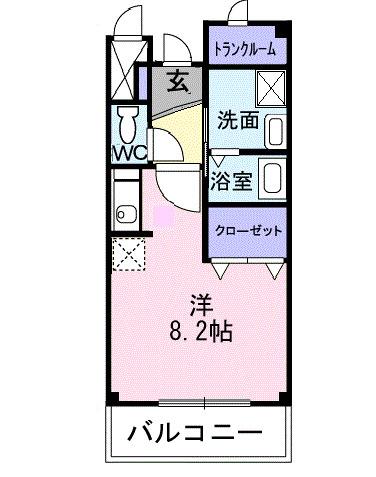 メゾン　ド　ブローテＡ（303） 間取り図画像