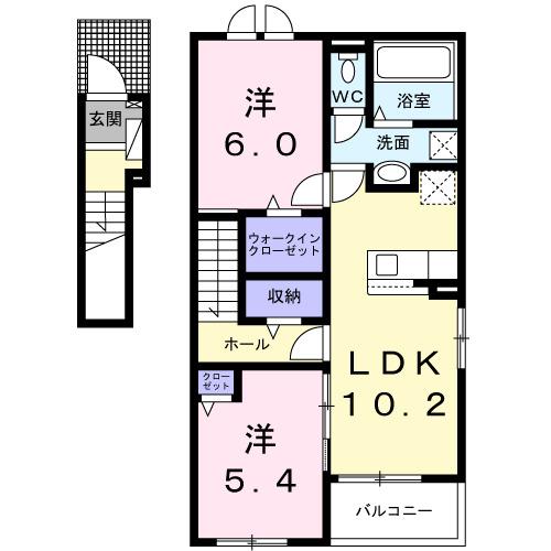 ラテリア（201） 間取り図画像