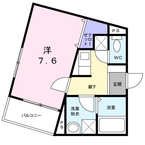 マロン　レジデンス（101） 間取り図画像