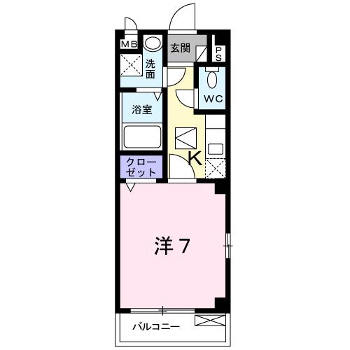 ロングＫＡＫＵＲＡ（101） 間取り図画像
