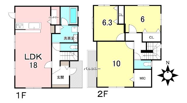 間取り図になります♪