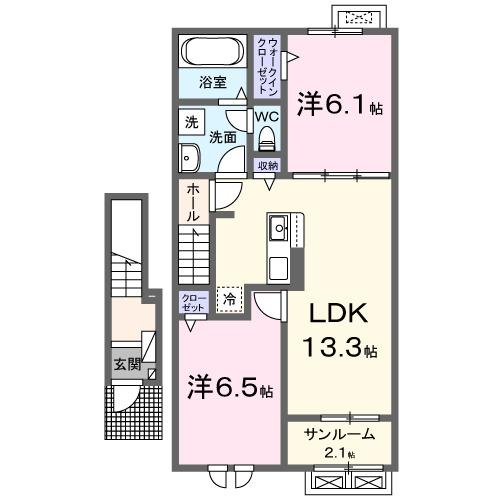 エムズ（202） 間取り図画像