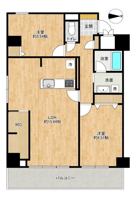シャルム江坂 間取り図画像
