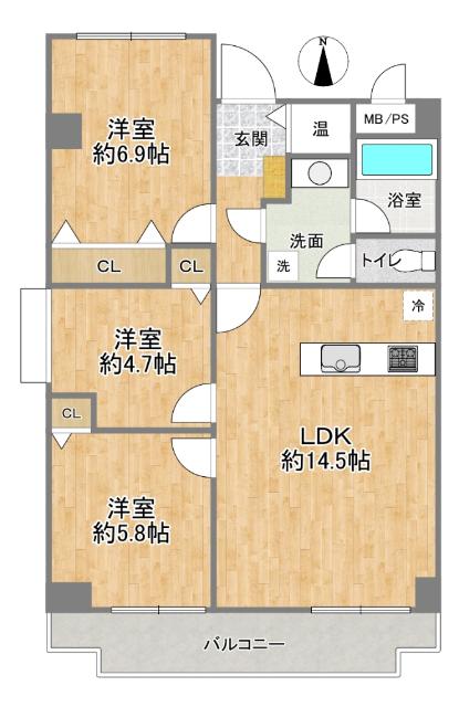 オリエント新大阪アーバンライフ 間取り図画像