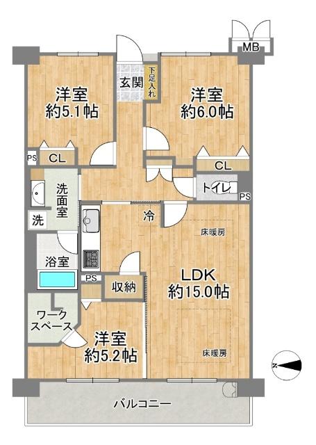 キングマンションアンティオーネ御幣島ウエストヴェール 間取り図画像