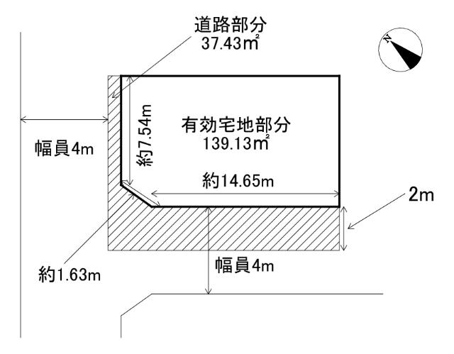 岸和田市池尻町　土地 区画図