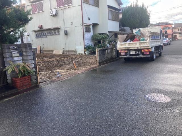 泉佐野市日根野売地 前面道路含む現地写真