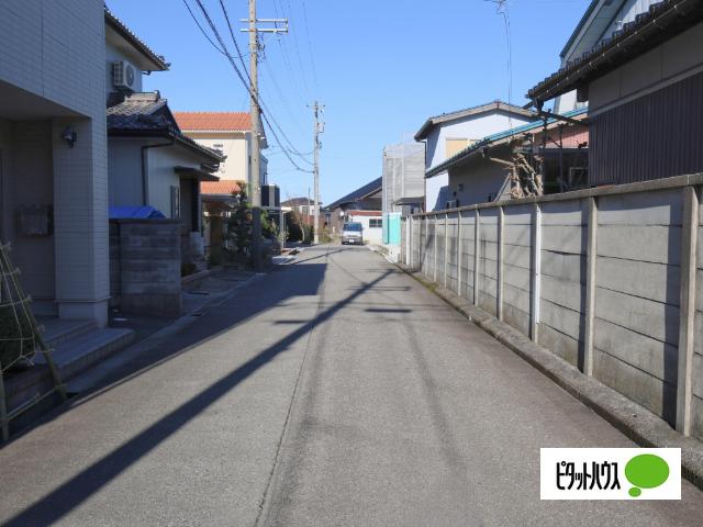 現地前面道路