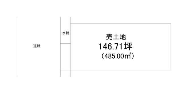あわら市市姫５丁目売地 区画図