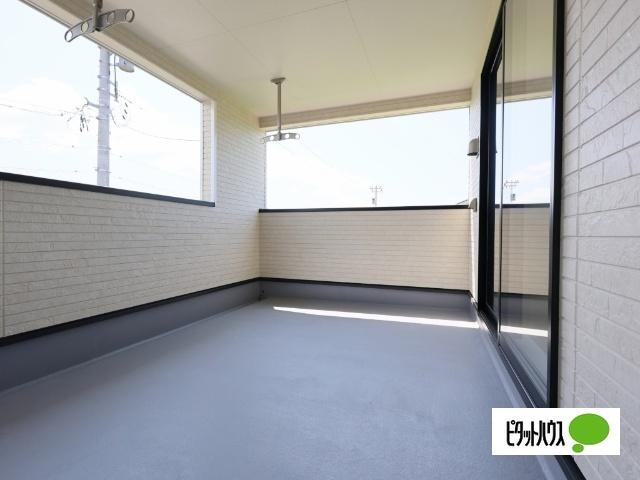 クレイドルガーデン坂井市春江町江留中第２現場１号棟 バルコニー