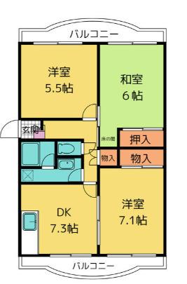 間取図(平面図)