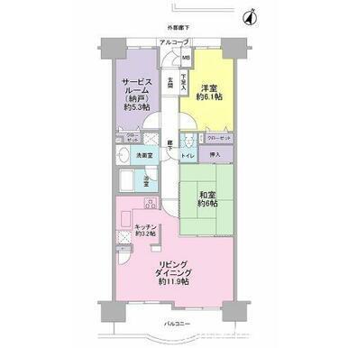 間取図(平面図)