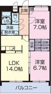 袋井市愛野南アパート 間取り図画像