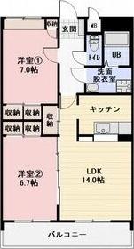 袋井市愛野南アパート 間取り図画像