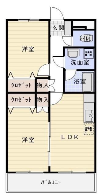 榛原郡吉田町川尻マンション 間取り図画像