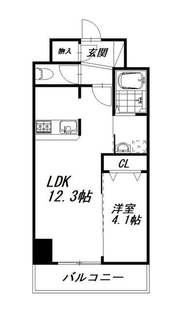 掛川市久保マンション 間取り図画像