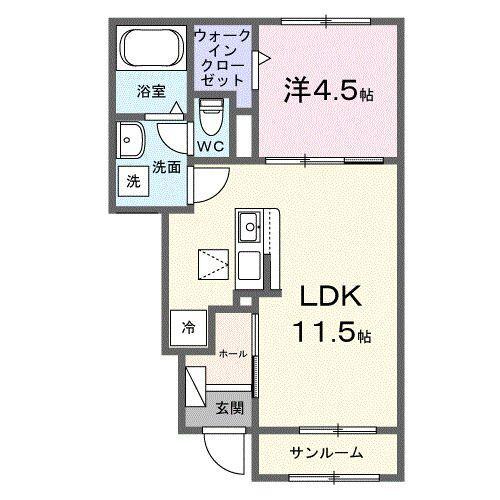 藤枝市瀬古アパート 間取り図画像