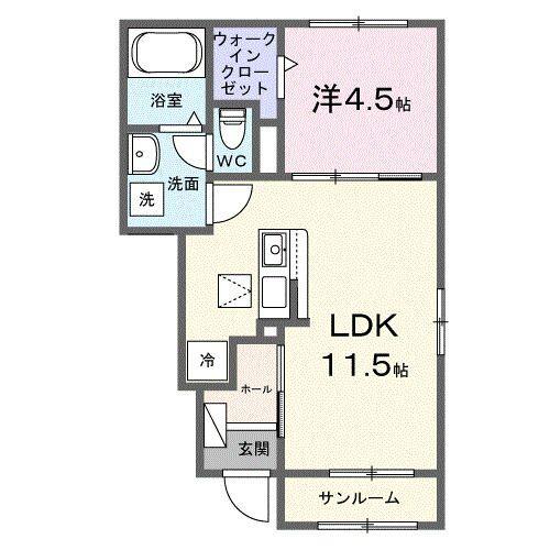 藤枝市瀬古アパート 間取り図画像