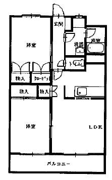 島田市竹下マンション 間取り図画像