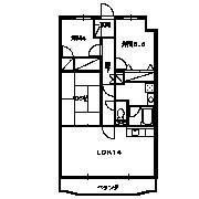 袋井市愛野東マンション 間取り図画像
