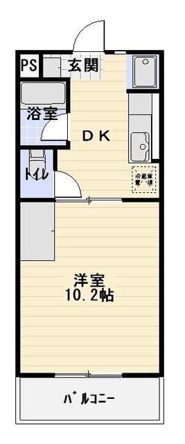 島田市旭マンション 間取り図画像