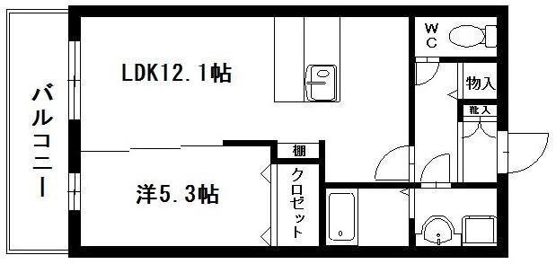 焼津市栄町マンション 間取り図画像