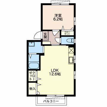 焼津市石脇上アパート 間取り図画像