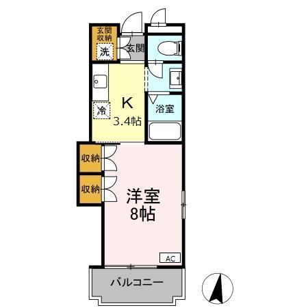 藤枝市瀬戸新屋マンション 間取り図画像