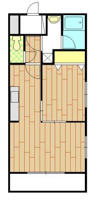 袋井市愛野南マンション 間取り図画像