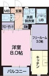 袋井市春岡アパート 間取り図画像
