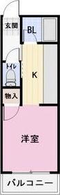 御前崎市池新田アパート 間取り図画像