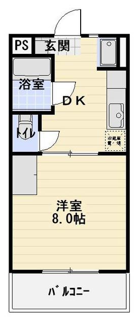 藤枝市田沼マンション 間取り図画像
