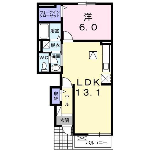 御前崎市宮内アパート 間取り図画像